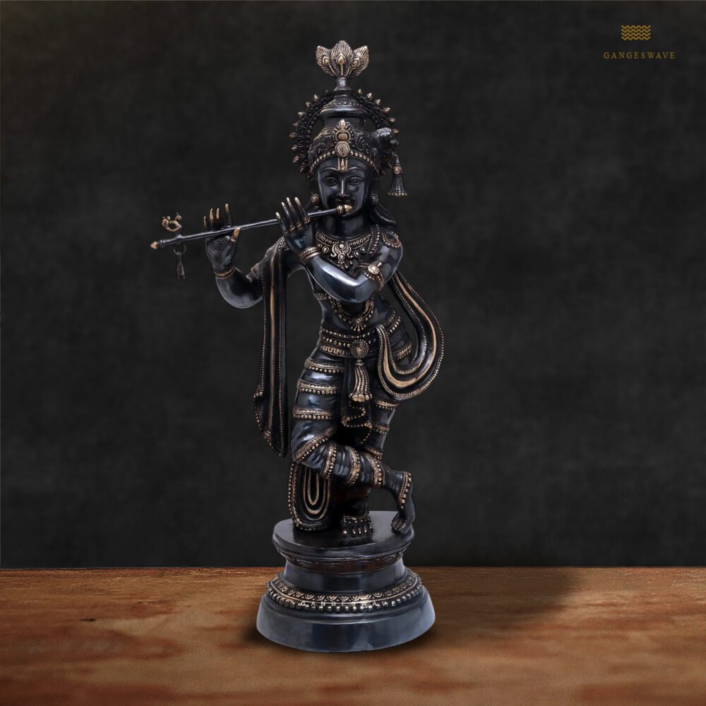 Black Krishna Statue
