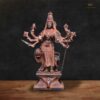 Charcoal Black Finish Mahisashur Mardini Brass Statue - 19 inches