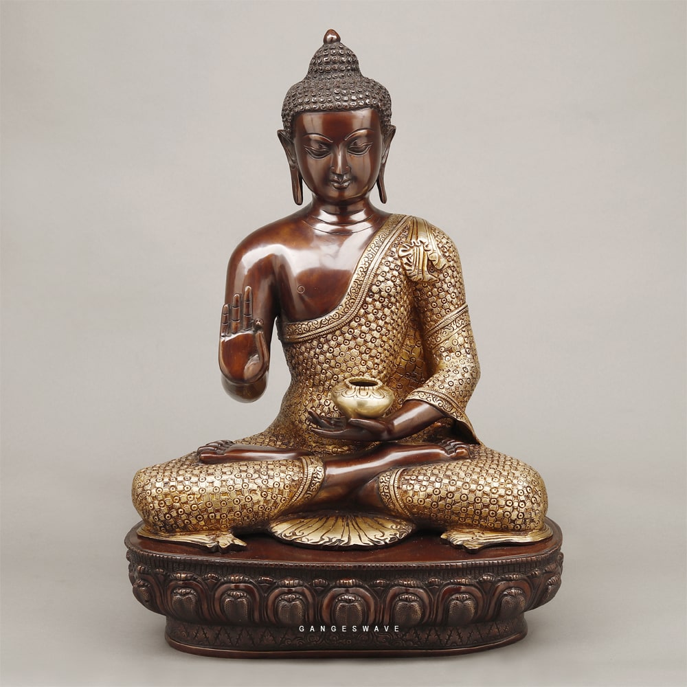 Superfine Brass Buddha Statue