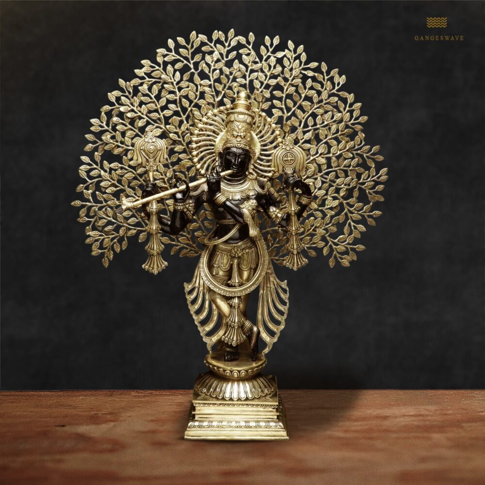 Krishna-Brass-Statue