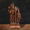 Shiv Parvati Copper Idol