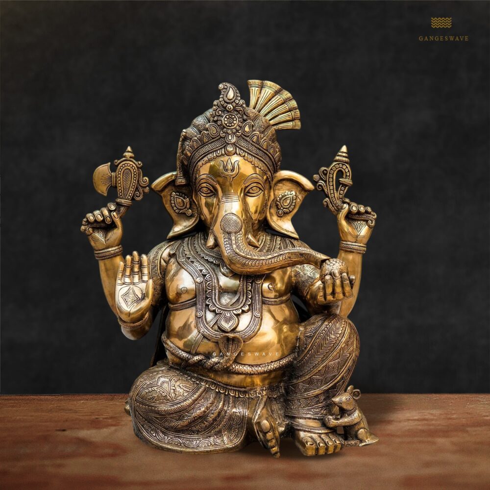 Superfine Brass Ganesh Statue