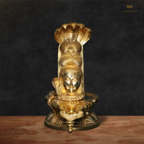 Shivlingam Idol with Shiva Face