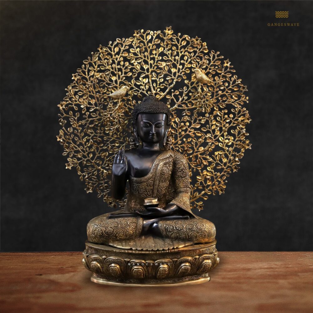 Buddha Statue with Tree of Life