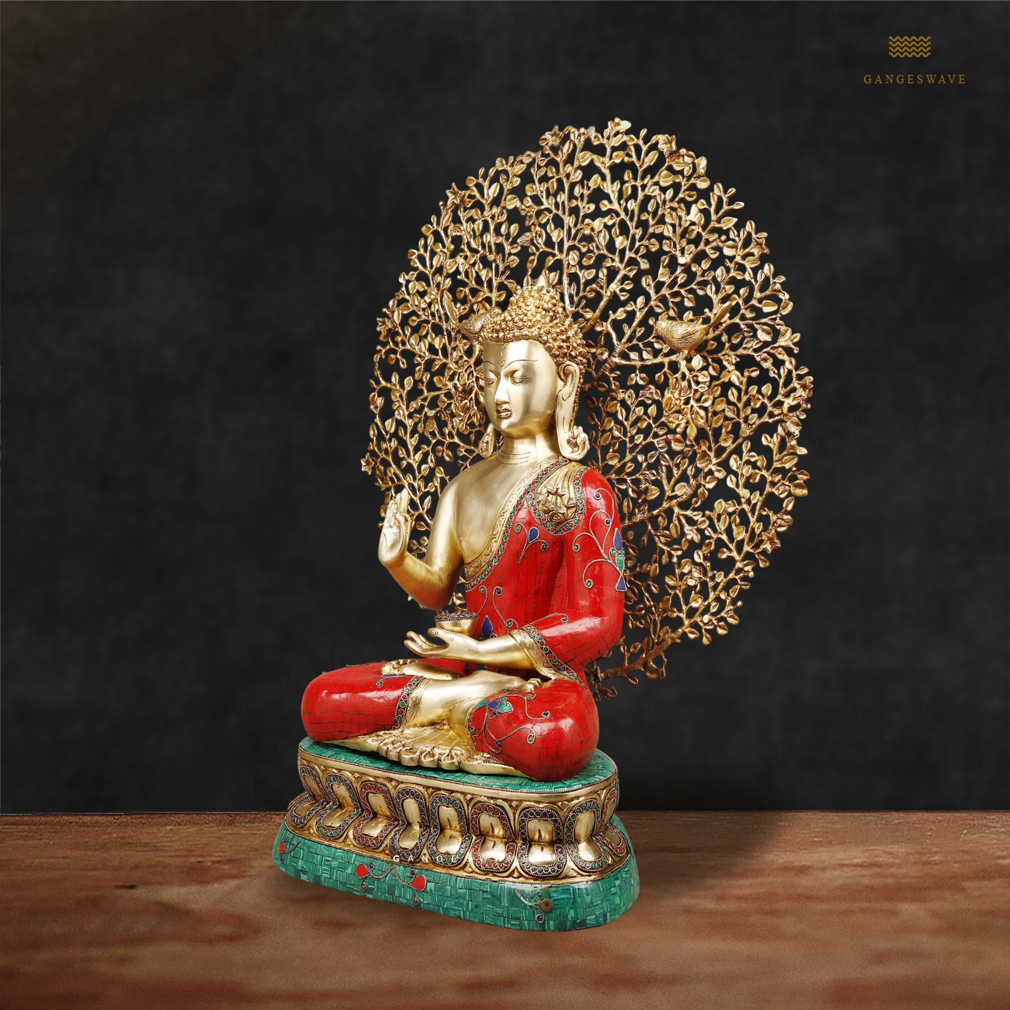 Buddha Statue with Tree of Life-29