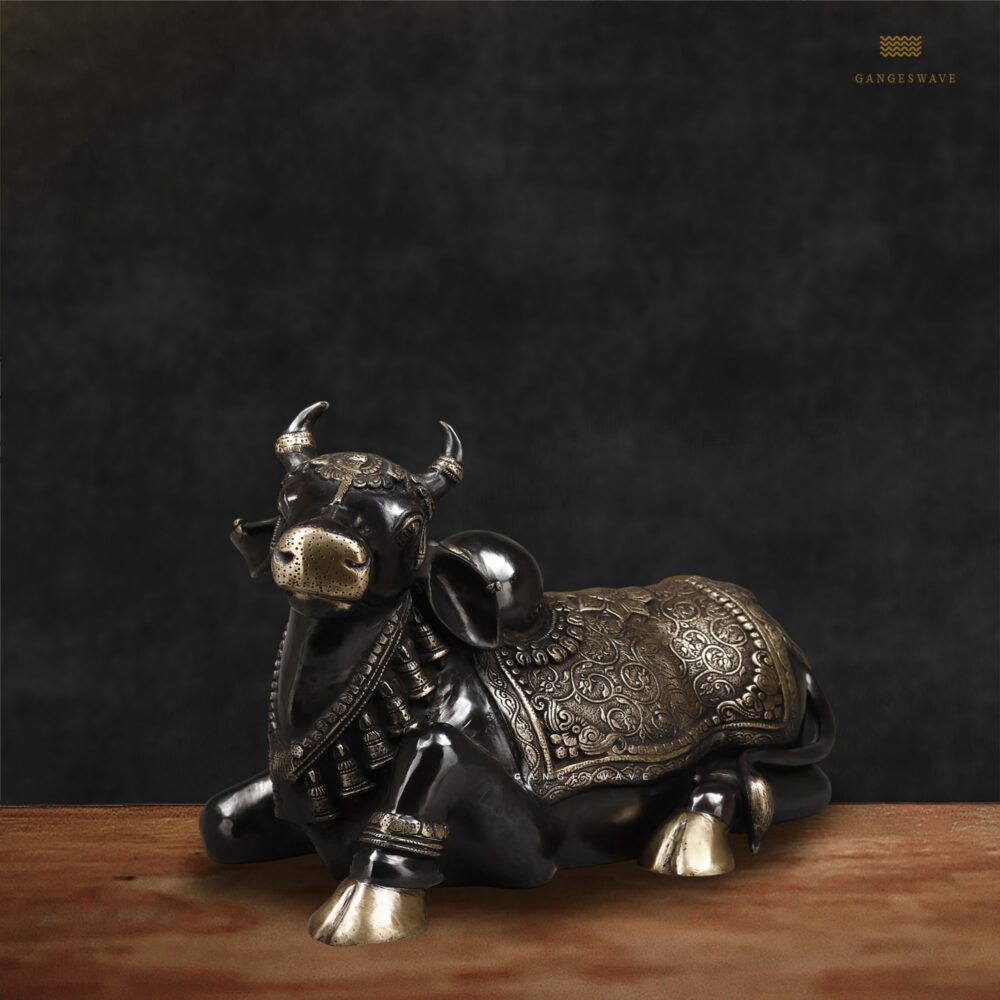 Brass Kamdhenu Statue
