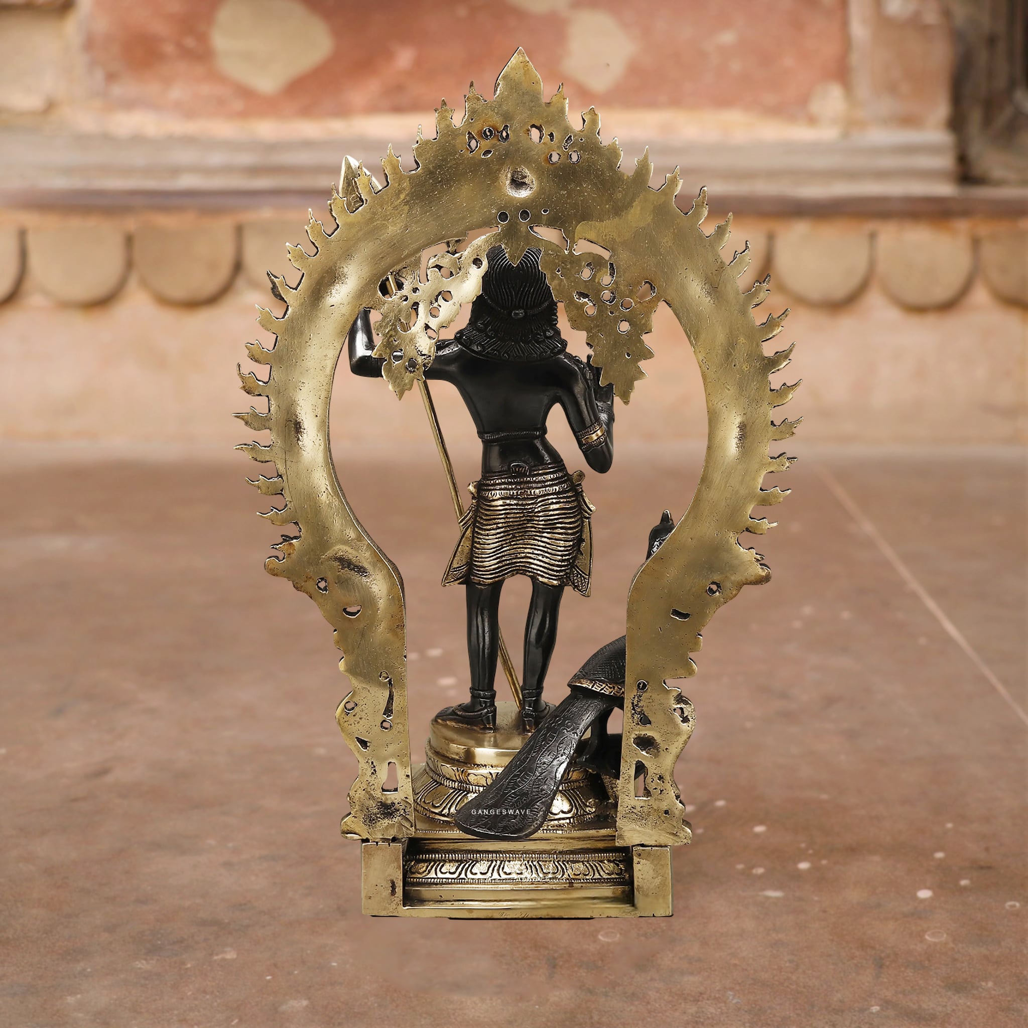 Murugan Idol with Prabhavali - 16.5 inches - Image 3