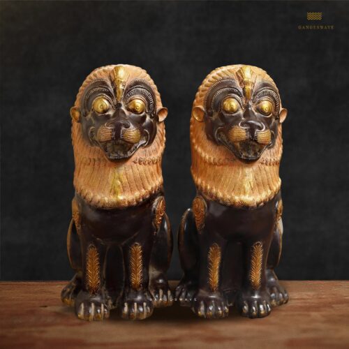 Lion Brass Decor