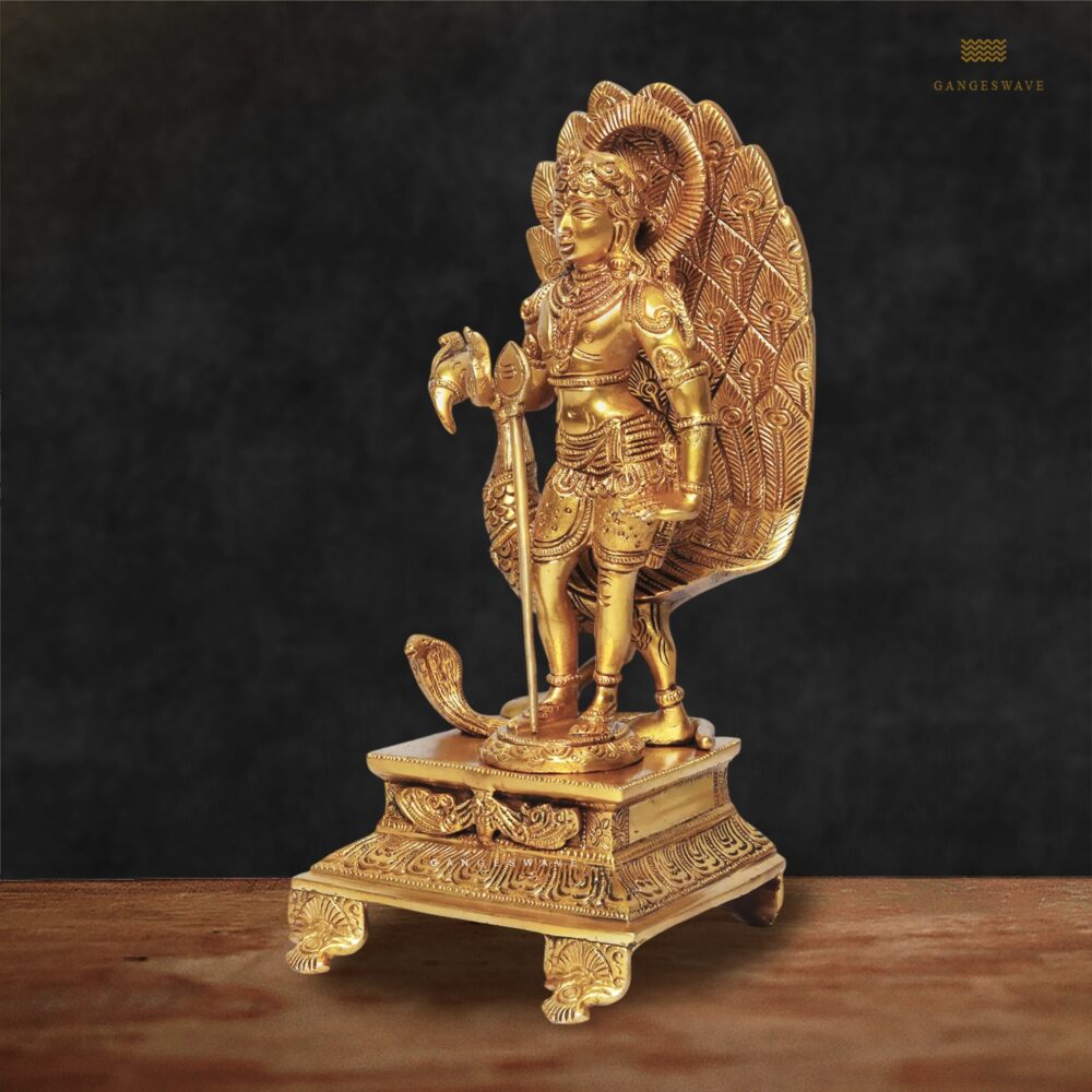 Murugan Brass Statue