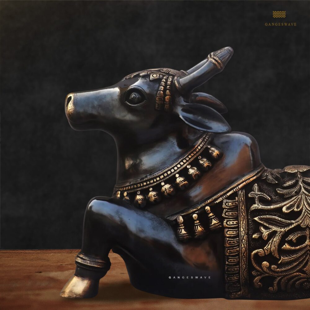 Nandi Brass Statue