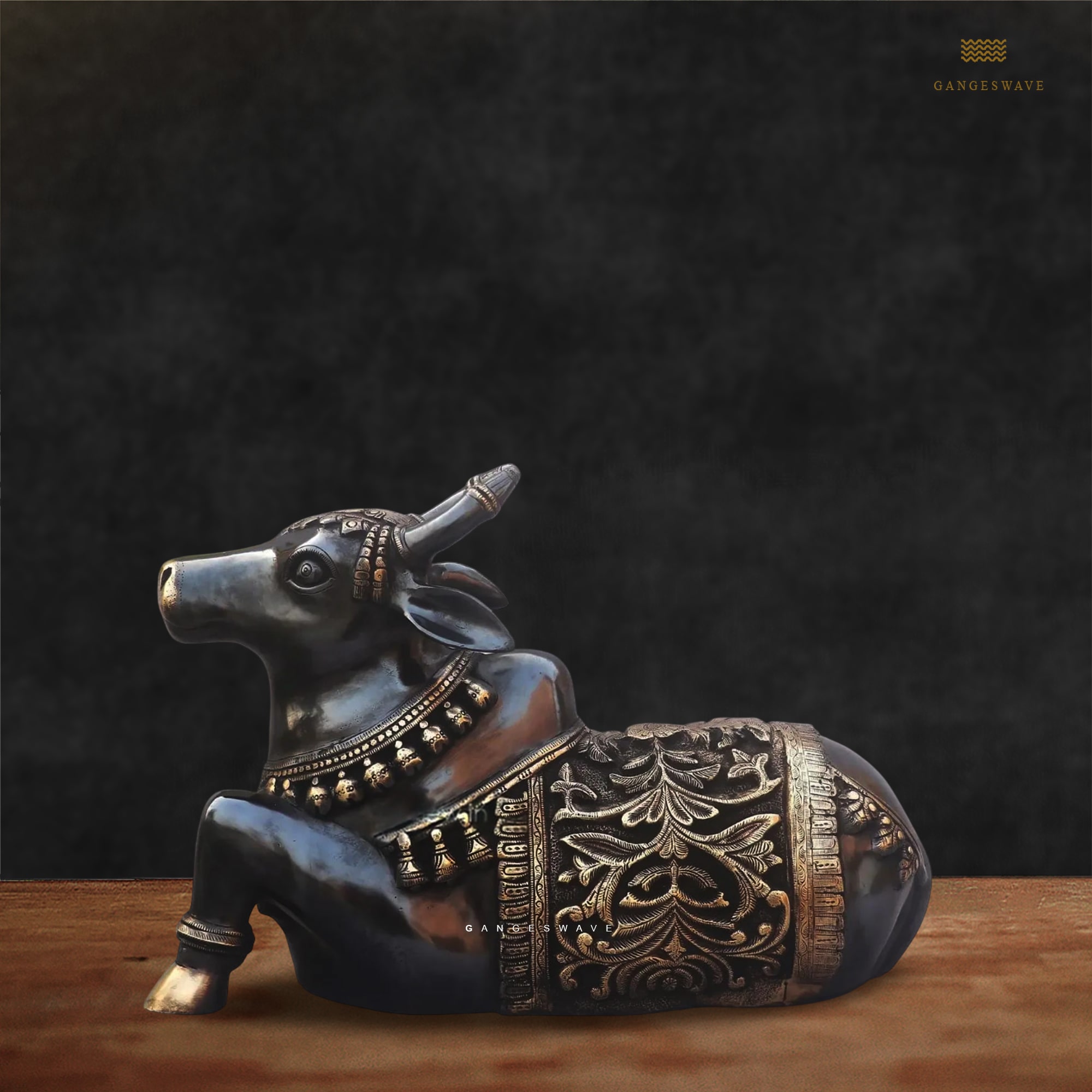 Nandi Brass Idol - 15 inches - Image 4