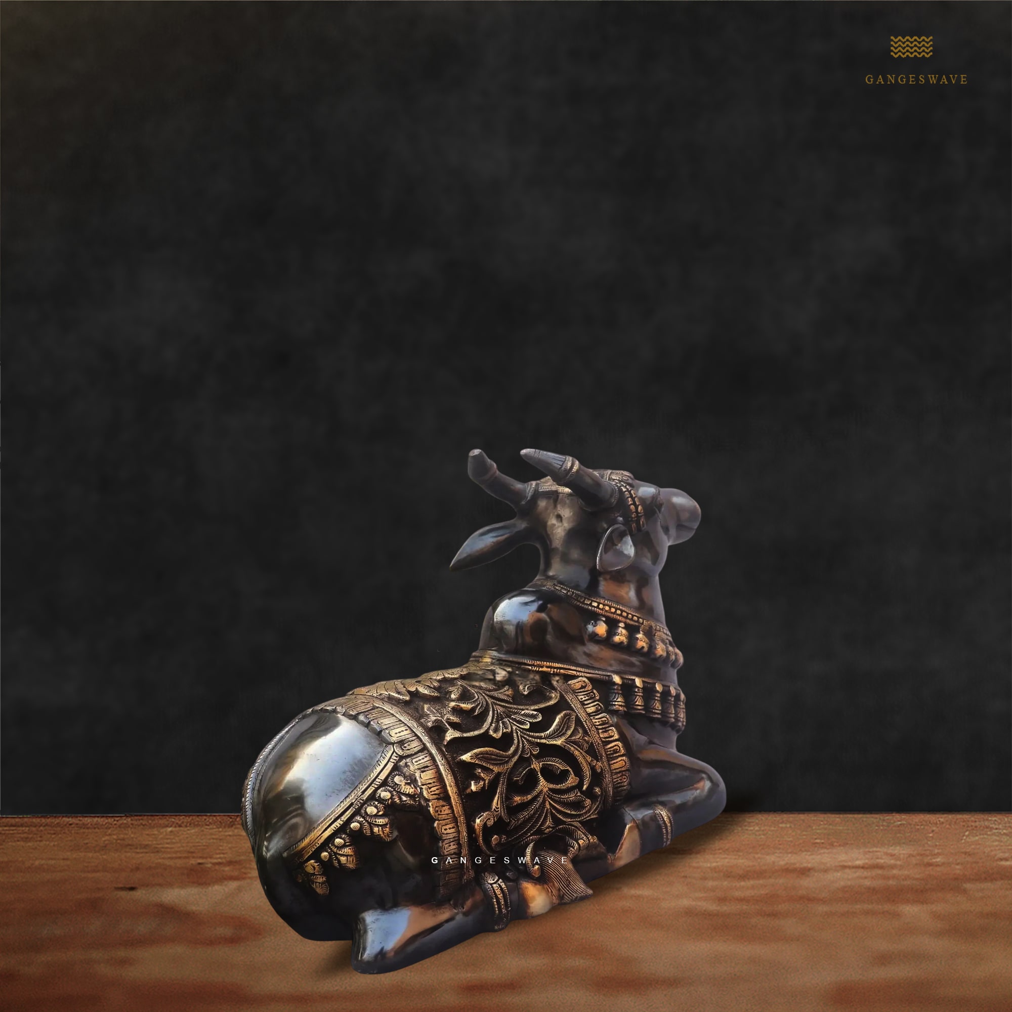 Nandi Brass Idol - 15 inches - Image 2