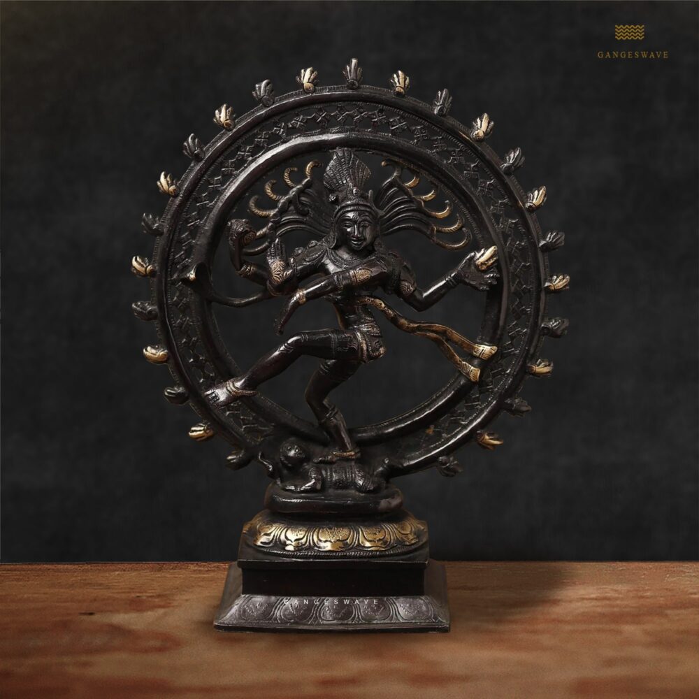 Black Nataraja Brass Statue