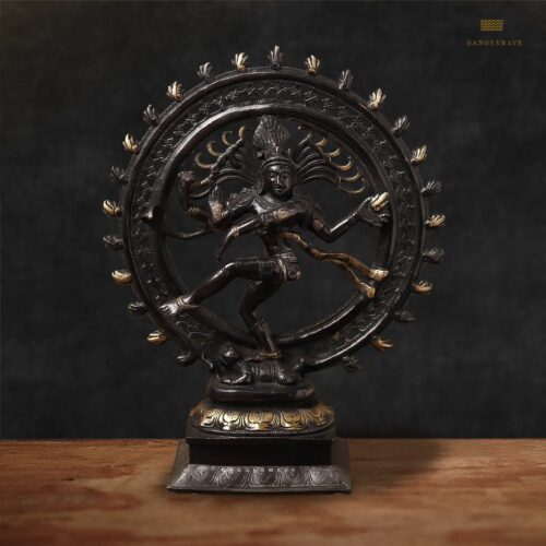 Black Nataraja Brass Statue