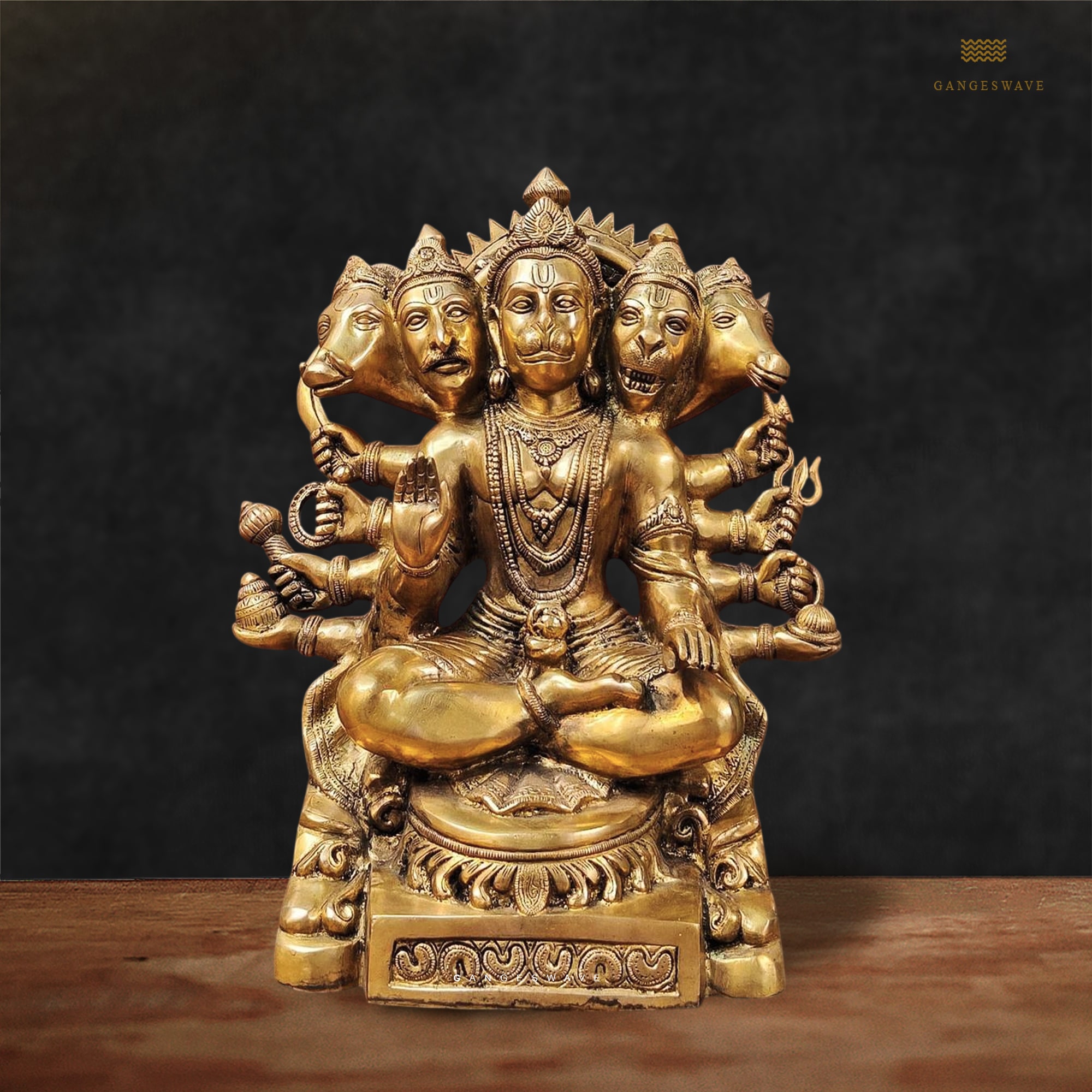 Panchmukhi Hanuman in Sitting Posture - 17 inches - Buy exclusive