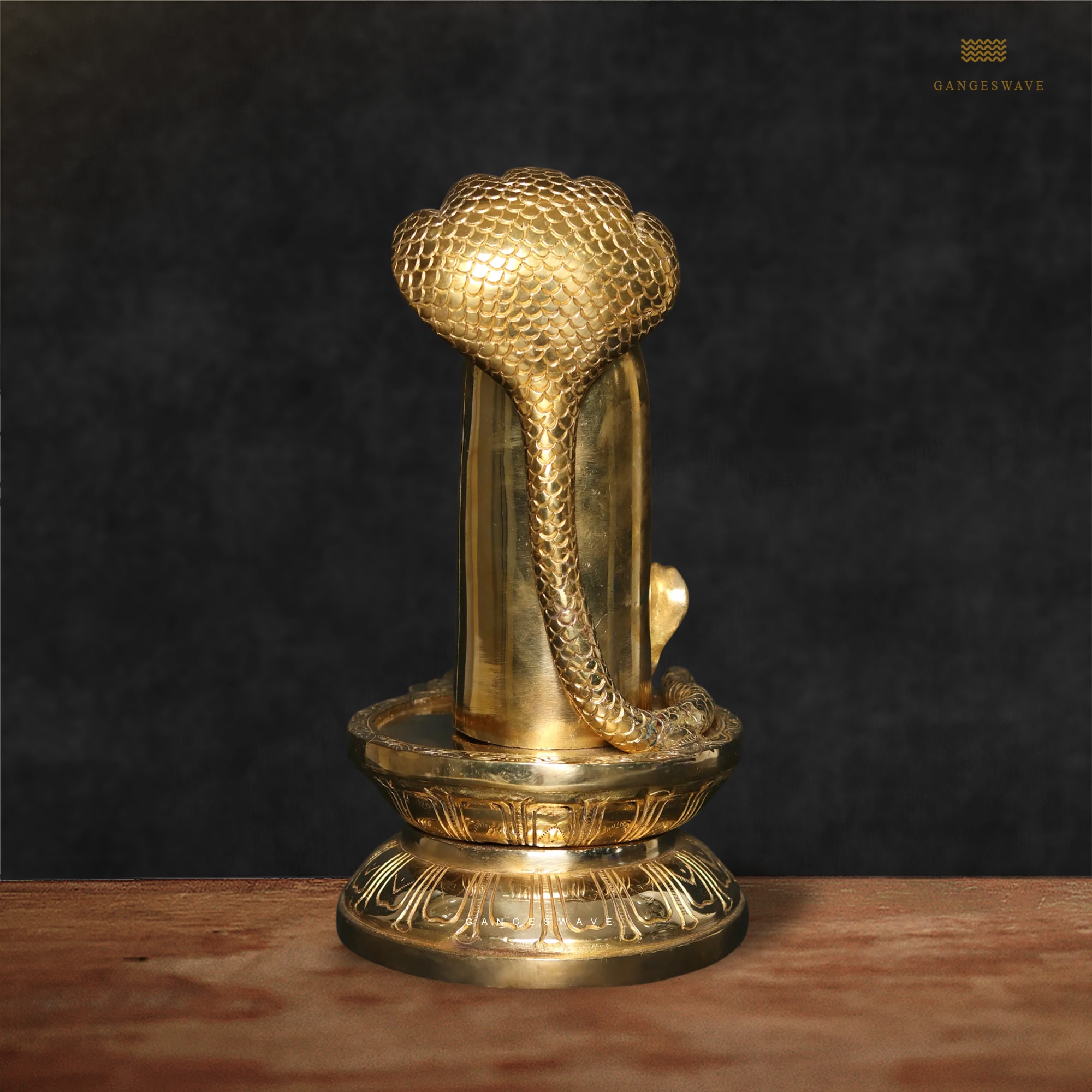 Shivlingam Idol with Shiva Face - 13 inches - Image 5