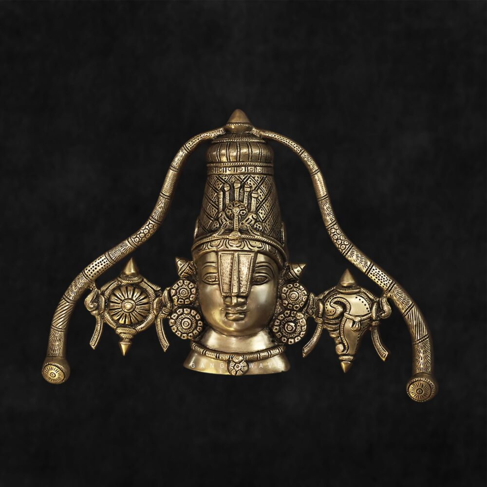 Tirupati Balaji Brass Wall Decor