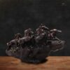 9 Horses Brass Decor