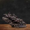 Antique finish horses brass decor