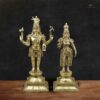 Shiv Parvati Brass Statue