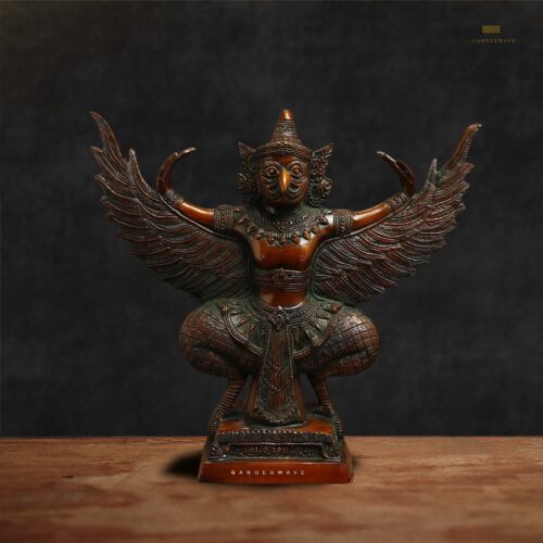 Artistic Garuda Brass Decor