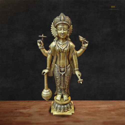 Vishnu Brass Idol