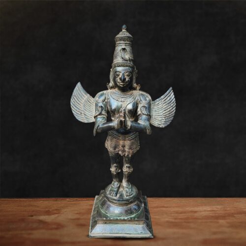 Garuda Vintage Finished Brass Decor - 25 inches