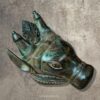 Nandi Head Brass Decor in Vintage Finish