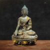 33 inches Buddha Meditative Brass Statue