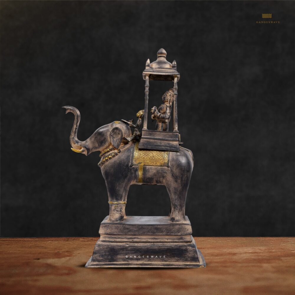Vintage Finish Indra on Airabath Brass Decor