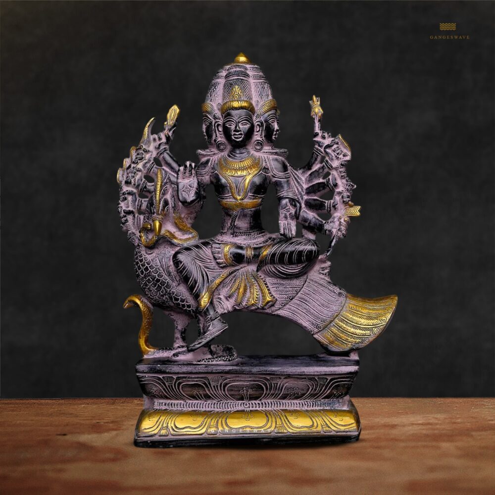 Artistic Murugan Brass Statue