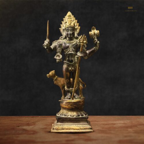 Kaal Vairabh Statue Vintage Finish