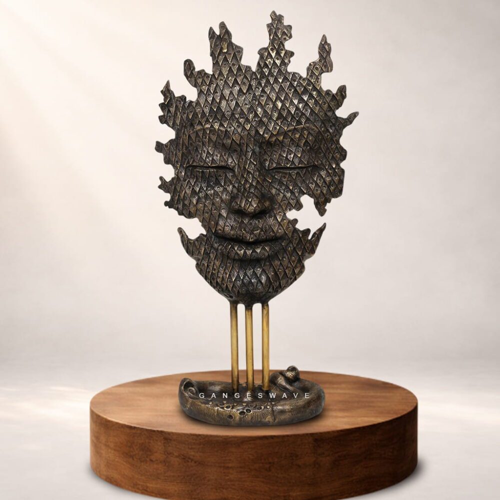 Buddha Abstract Artisanal Sculpture for Decor -56 inches