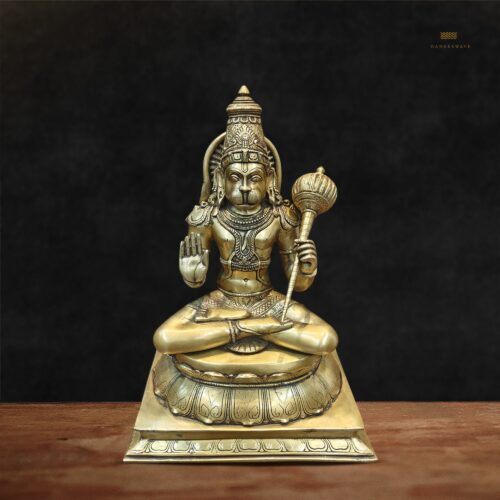 Ashirwad Hanuman Ji Brass Murti - 18 inches