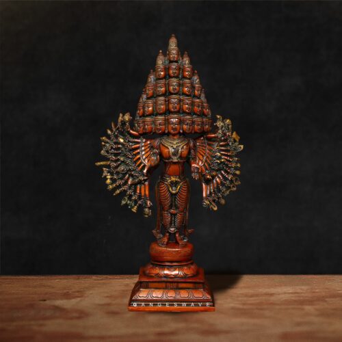 Brass Vishwarupa Sada Shiva Murti - 22 inches