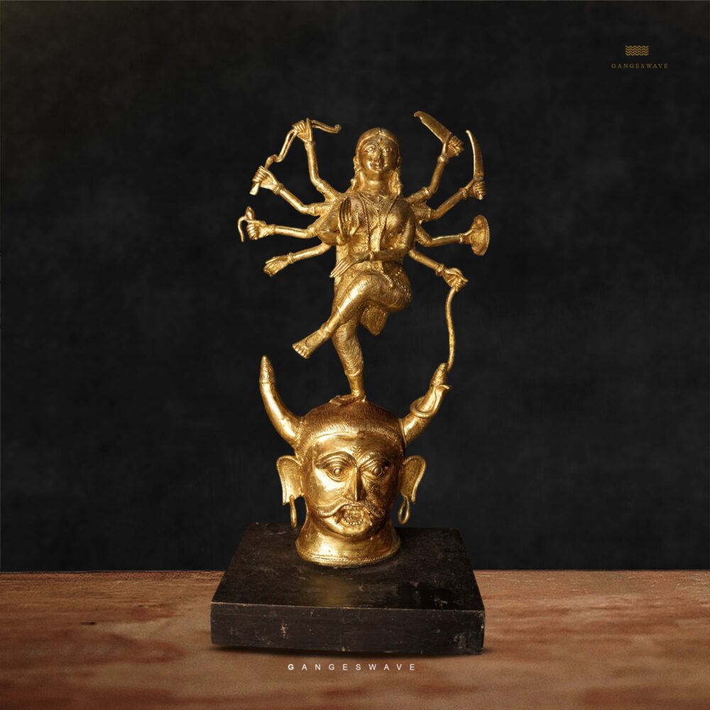 Mahishashur Mardini Artistic Brass Dokhra