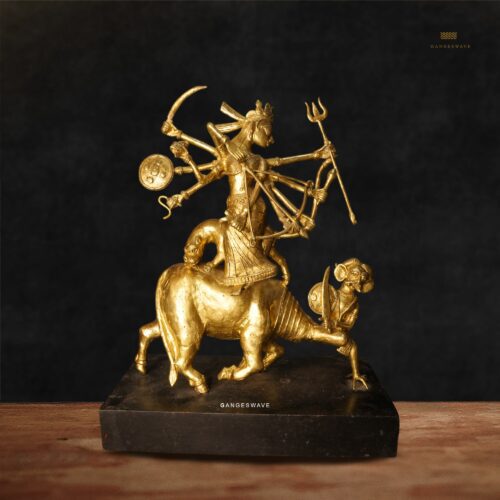 Mahishashur Mardini Artistic Brass Dokhra