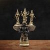 Vishnu Parivar on Garuda Brass Statue