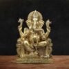 Raja Ganesh Superfine Brass Statue - 25 inches
