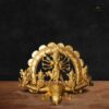Unique Mahishashur Mardini Brass Dokhra Statue