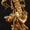 Golden-Krishna-Brass-Statue-Under-Kadamba-Tree