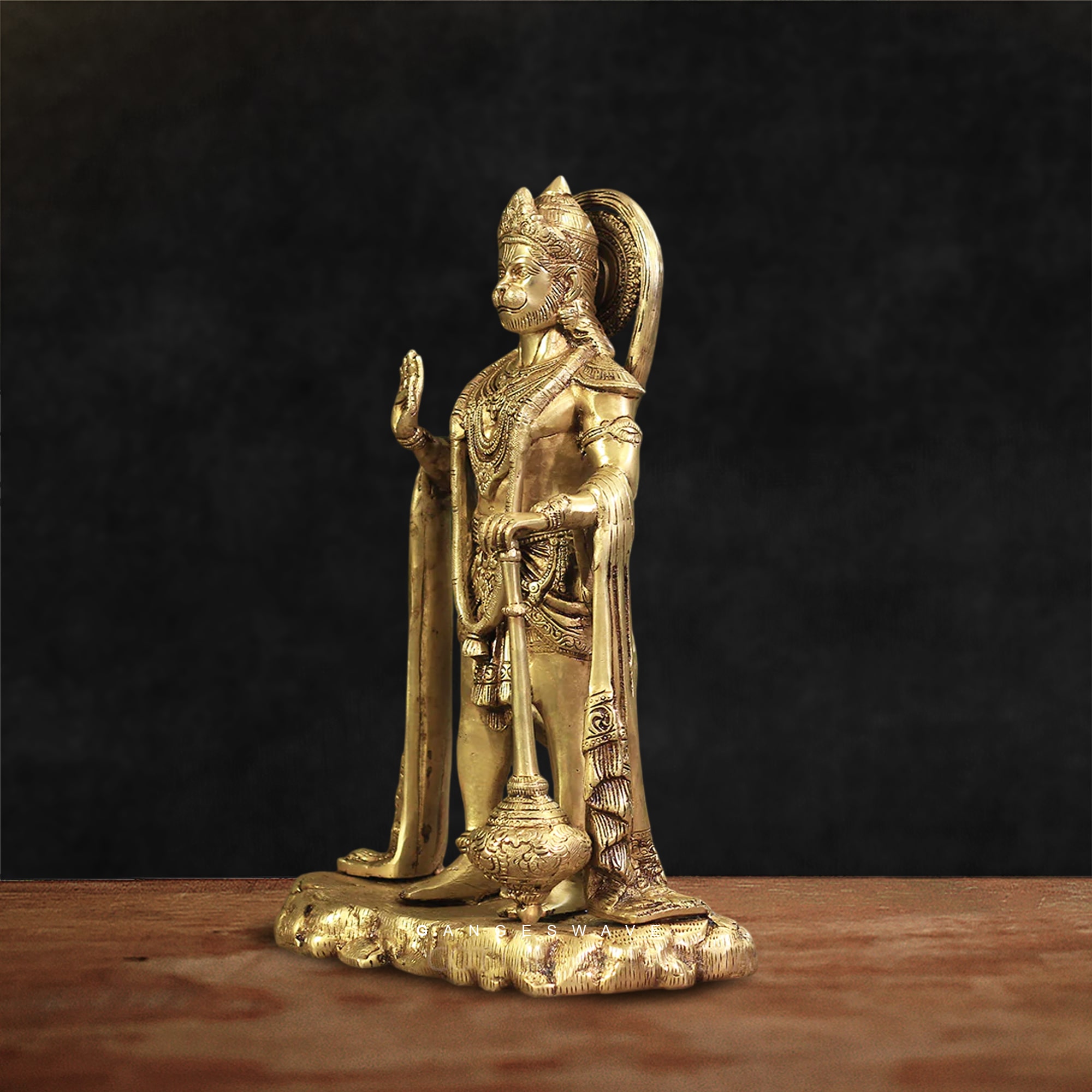 Hanuman Ji Superfine Brass Statue - 18 inches - Image 6
