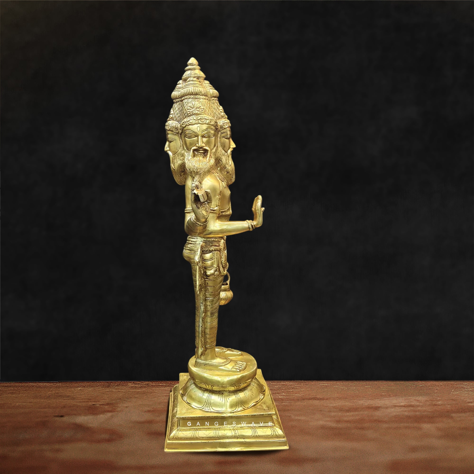 Brahma Superfine Brass Statue - 39 inches - Image 4