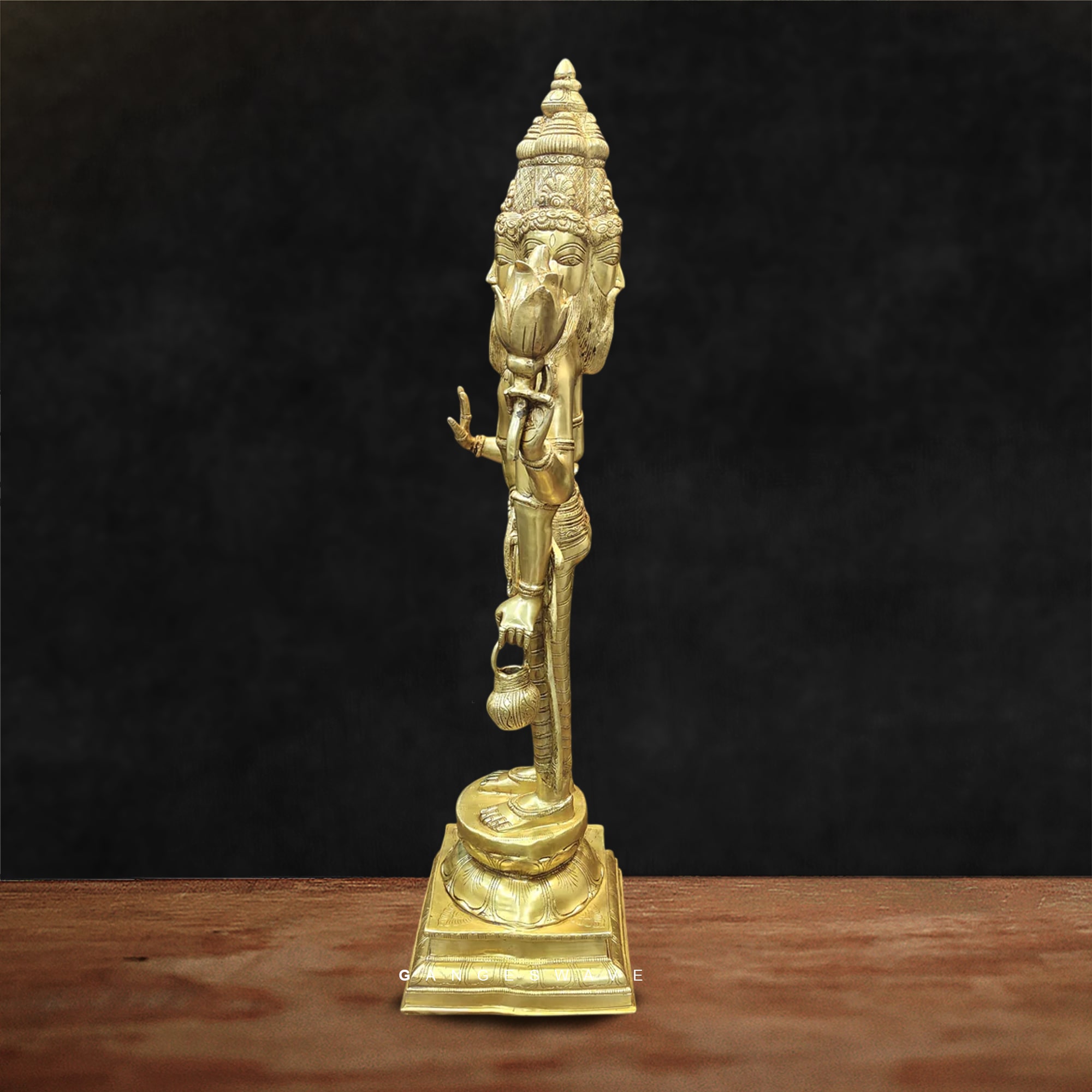 Brahma Superfine Brass Statue - 39 inches - Image 10