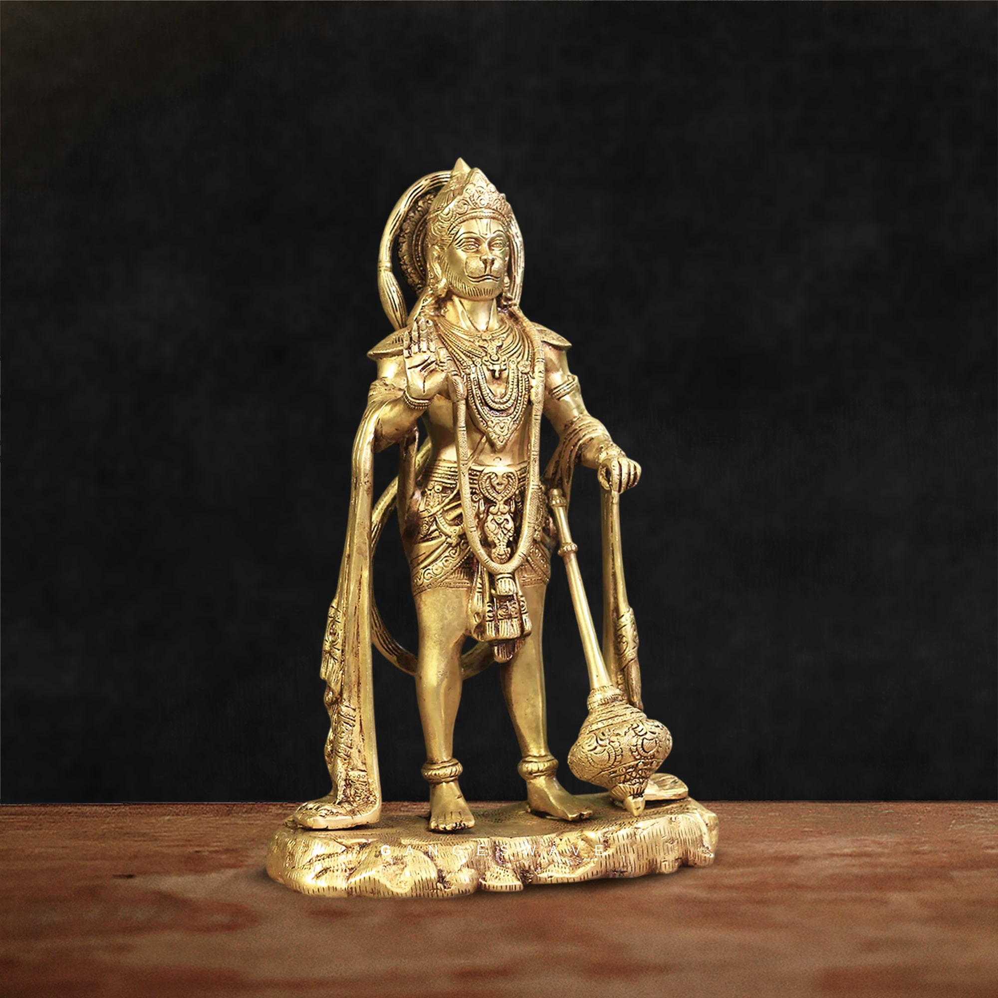 Hanuman Ji Superfine Brass Statue - 18 inches - Image 4