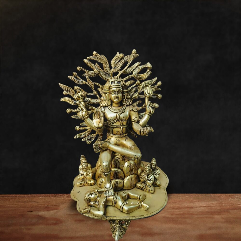 Dakshina Shiva Brass Idol - 13 inches