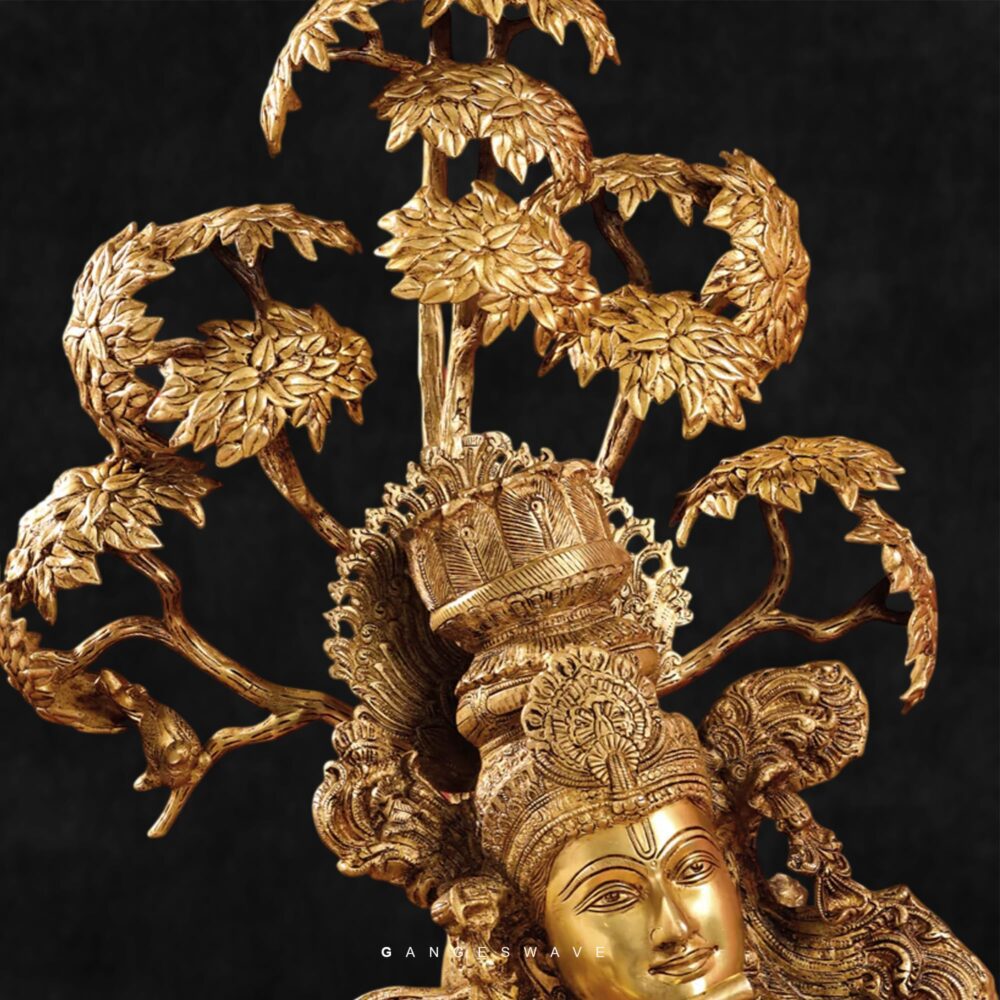 Artistic-Big-Krishna-Brass-Statue