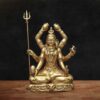 23" Large Chatur Bhuja Shiva Brass Statue