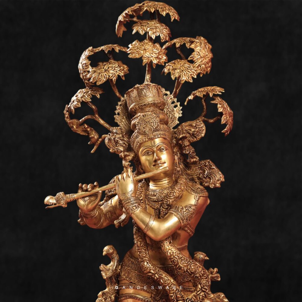 Golden-Superfine-Krishna-Brass-Statue-Big-Size