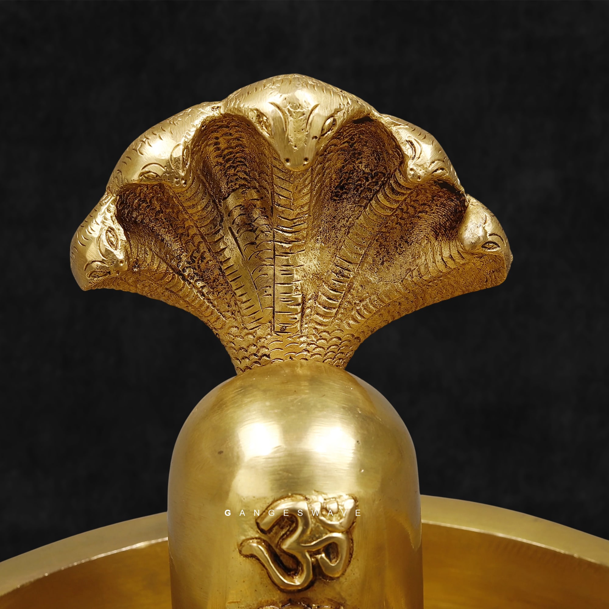 Brass Shivling Idol for Home Temple - 8 inches - Image 6